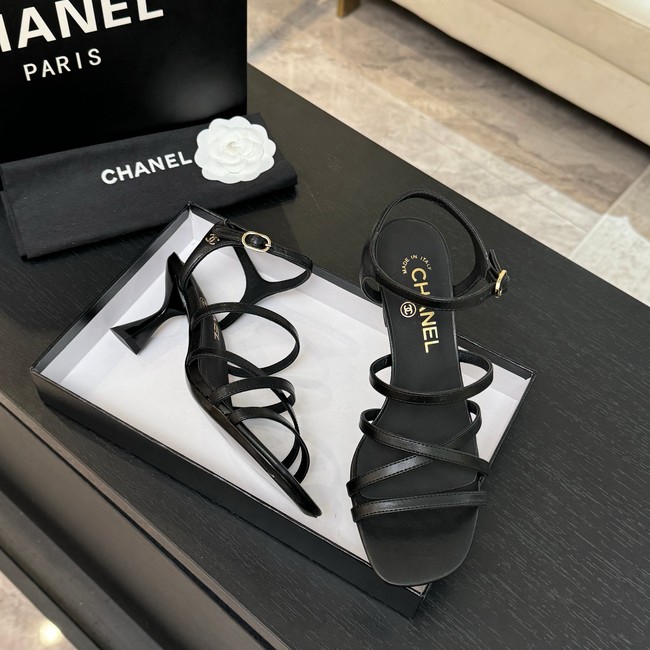 Chanel Sandals Patent Calfskin G46902-1