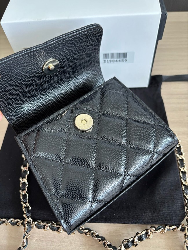 CHANEL Clutch With Chain 96183 black