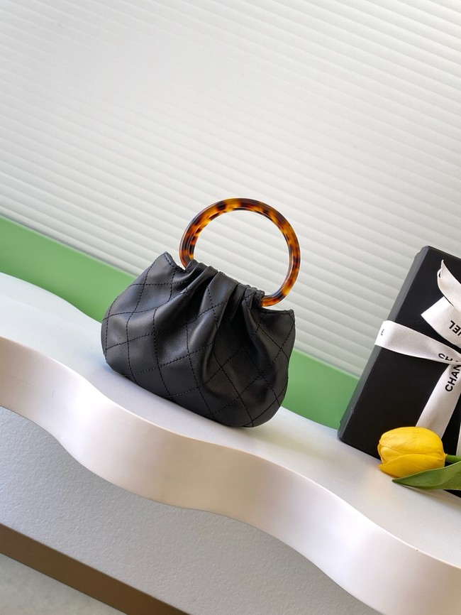 CHANEL mini Hobo Bag AS4981 black