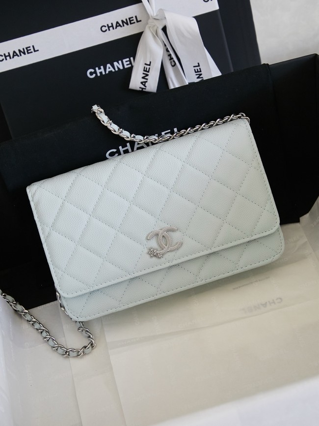 CHANEL Wallet On Chain AP3723 light blue