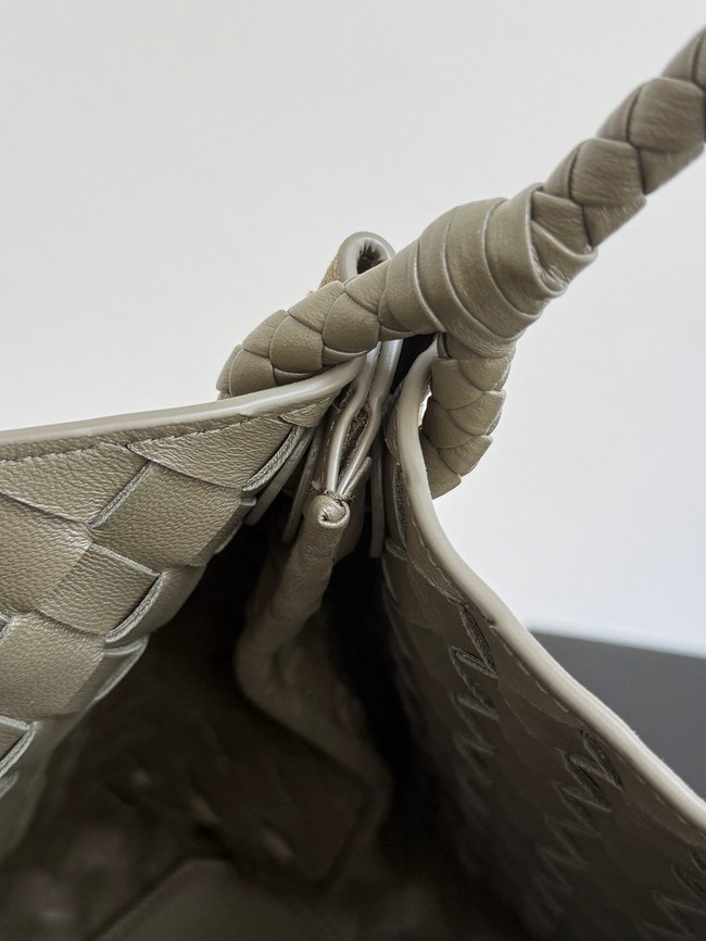 Bottega Veneta Parachute suede 826212 Pinecone& Brass finish