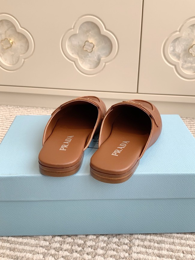 Prada leather mules 87200-7
