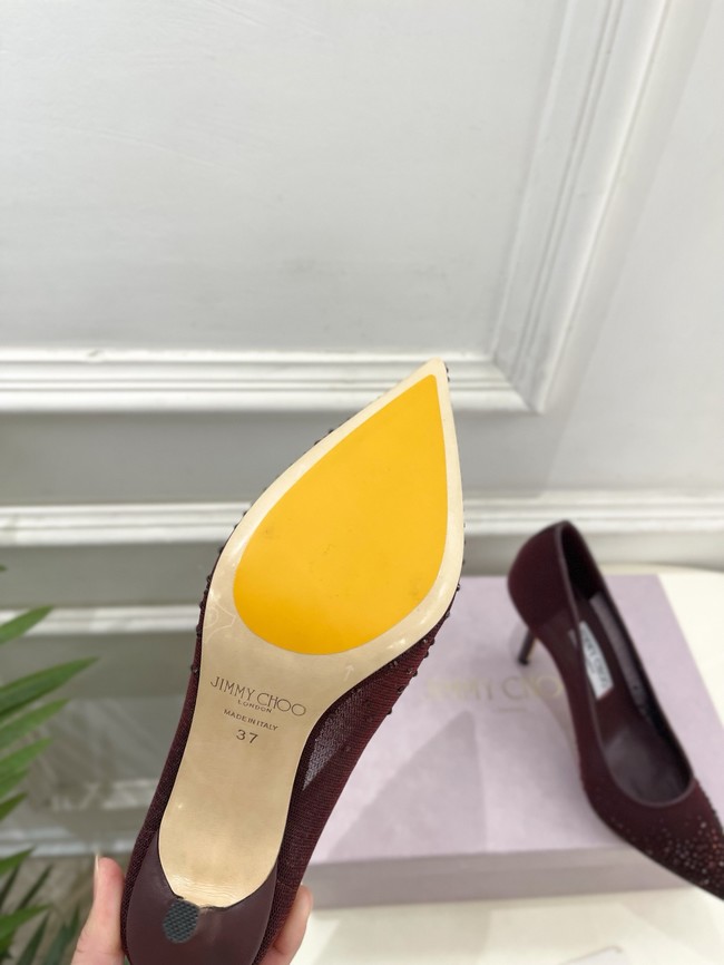 Jimmy Choo Shoes Heel 8.5CM 87205-1