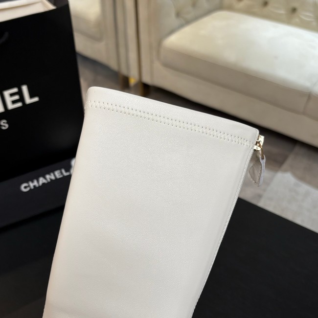 Chanel High Boots Calfskin & Patent Calfskin G46789-2