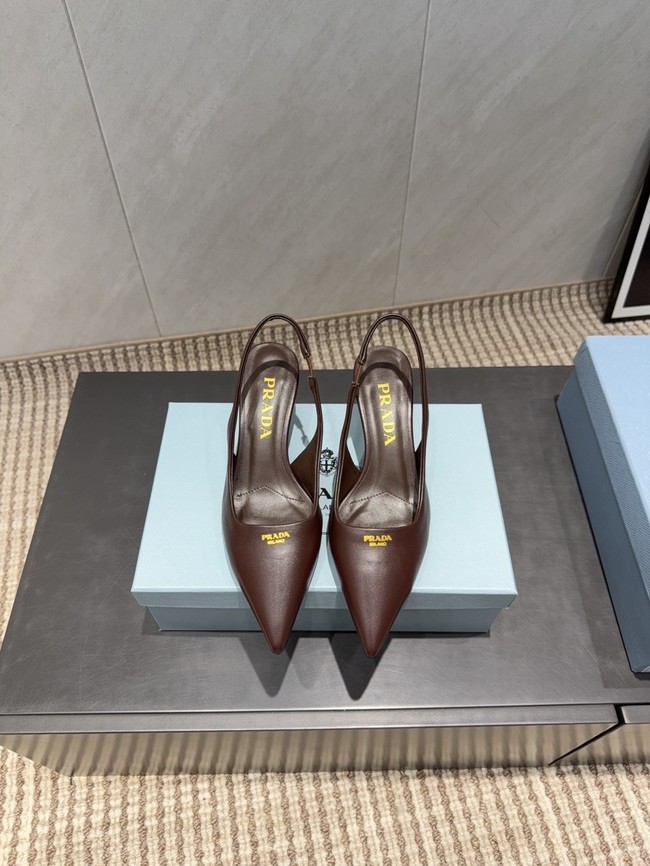 Prada leather slingback pumps 1I901M-6