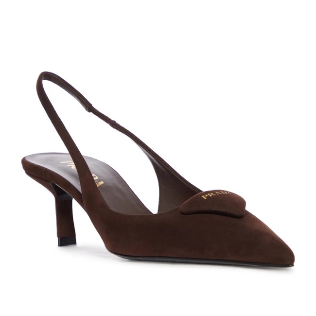 Prada leather slingback pumps 87220-2