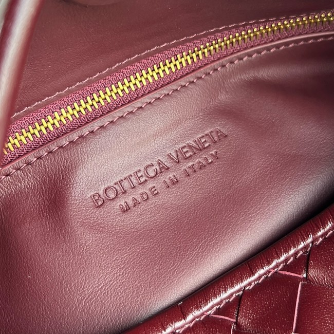 Bottega Veneta Hop calf leather 796262 Dark barolo