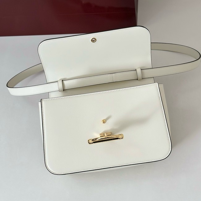 Gucci Siena medium top handle bag 855535 white