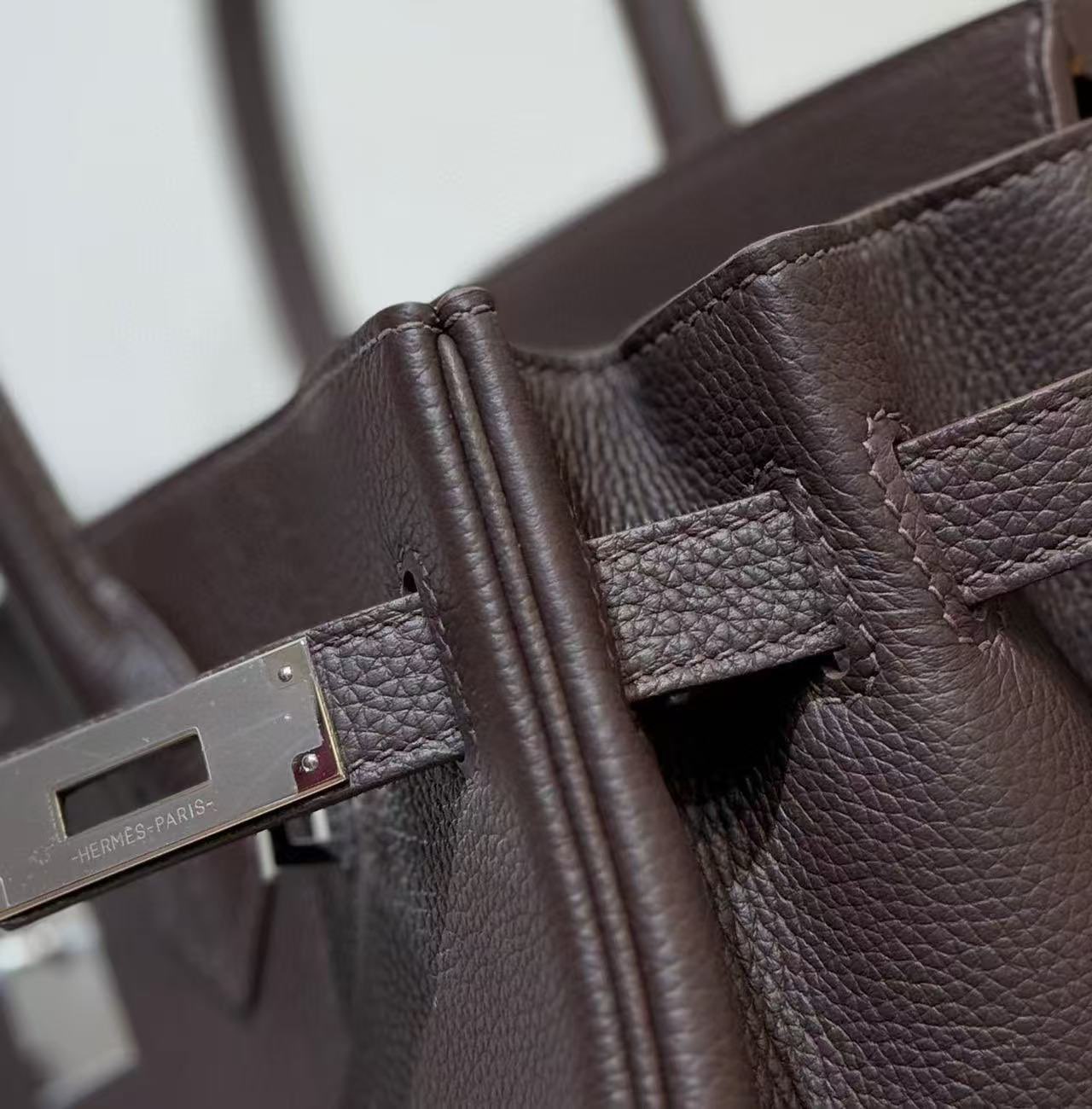 Hermes Original Togo Leather HB30O Coffee