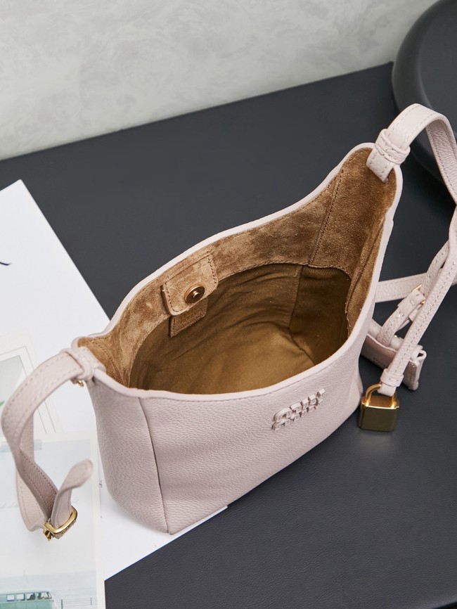 MIUMIU leather Shoulder Bag 5BE098 Cream
