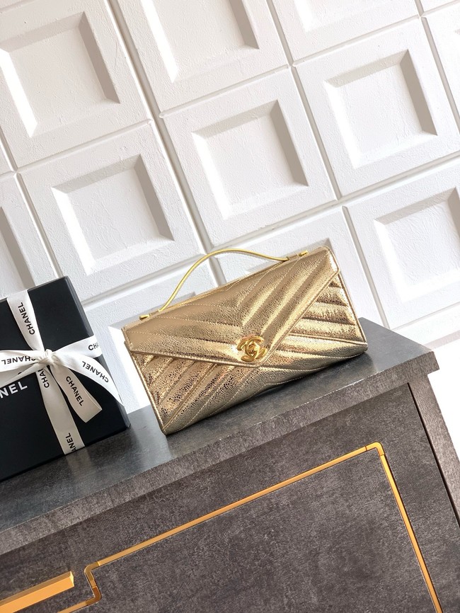 Chanel Original Leather 26X C6044 gold