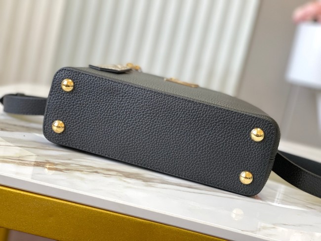 Louis Vuitton Capucines BB M89369 black&gold Snake skin