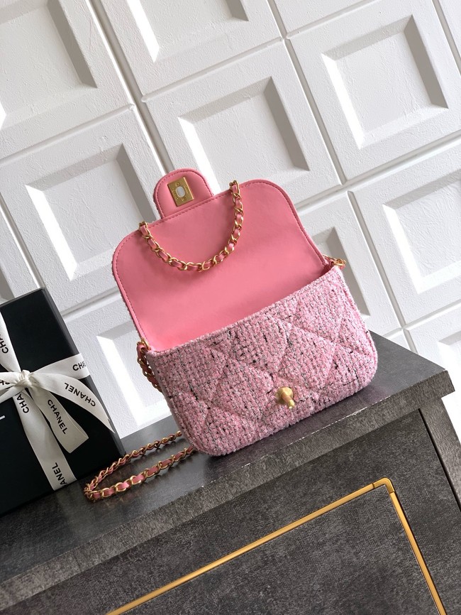 Chanel Flap Bag With Top Handle AS5806 PINK