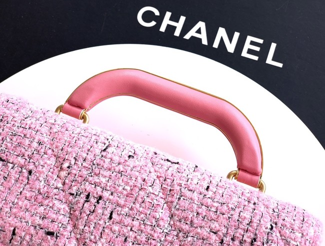 Chanel Flap Bag With Top Handle AS5806 PINK