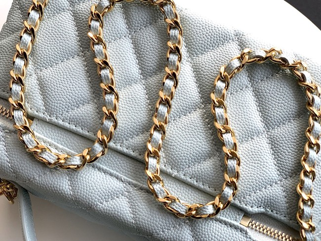 Chanel Vanity with Chain 26C AP4936 blue