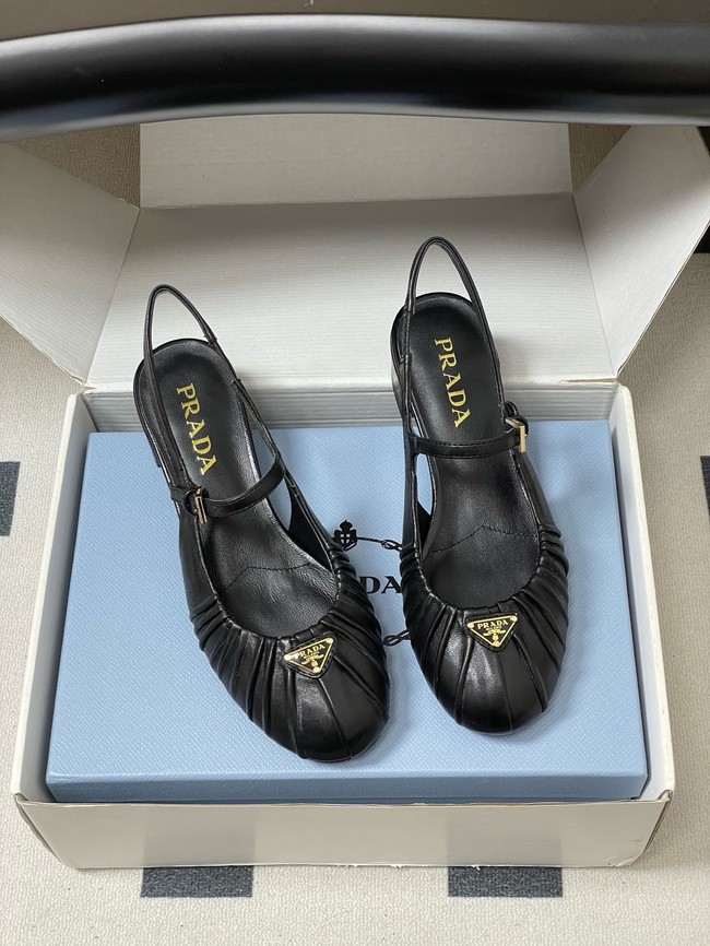 PRADA leather slingback Sandals 21056-1