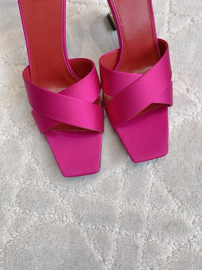 Saint Laurent CHANDELLE mules in satin crepe 15518-1