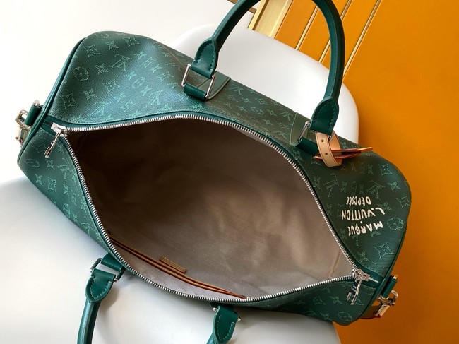 Louis Vuitton Keepall Bandouliere 45 M26868 green
