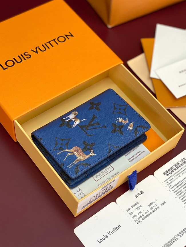 Louis Vuitton Passport Cover M27052 blue