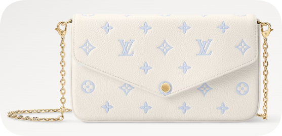 Louis Vuitton Pochette Felicie M28127 blue