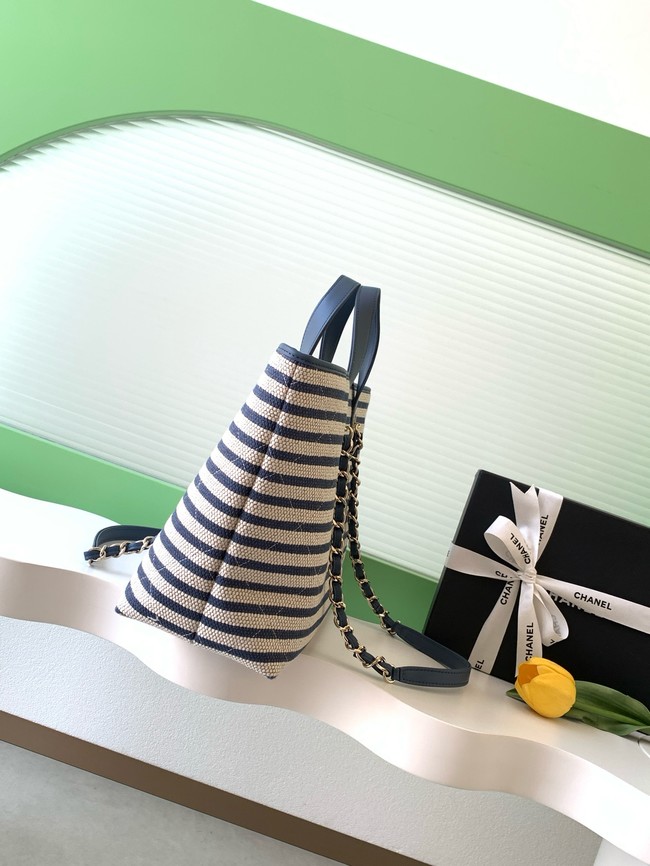 CHANEL Large Tote AS60074 blue