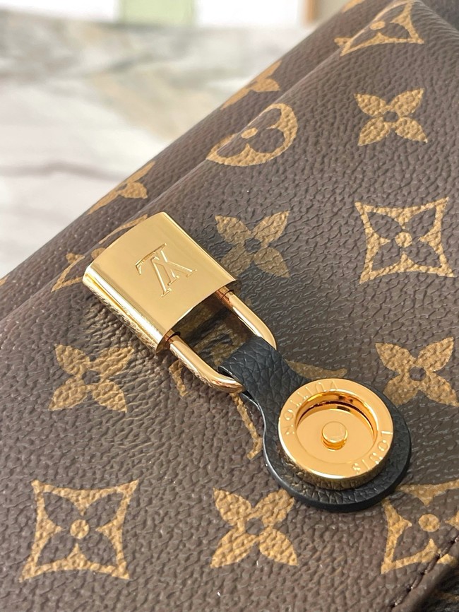 Louis Vuitton Monogram Canvas Original Leather M26398 black