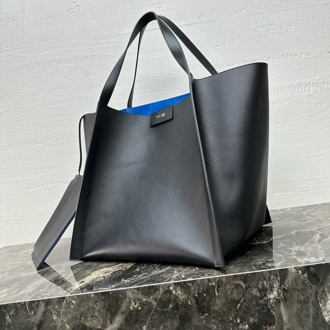 Celine MEDIUM CUBE BAG IN SUPPLE CALFSKIN 123422 black