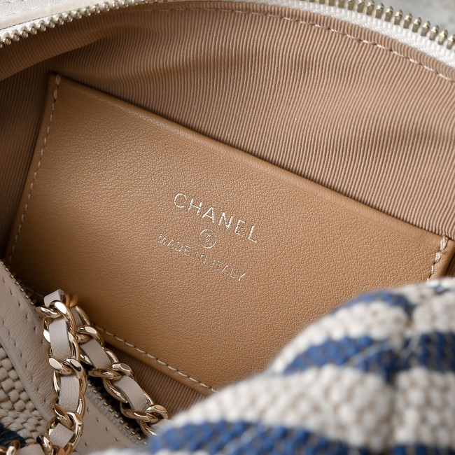 CHANEL Clutch With Chain AP4986 blue