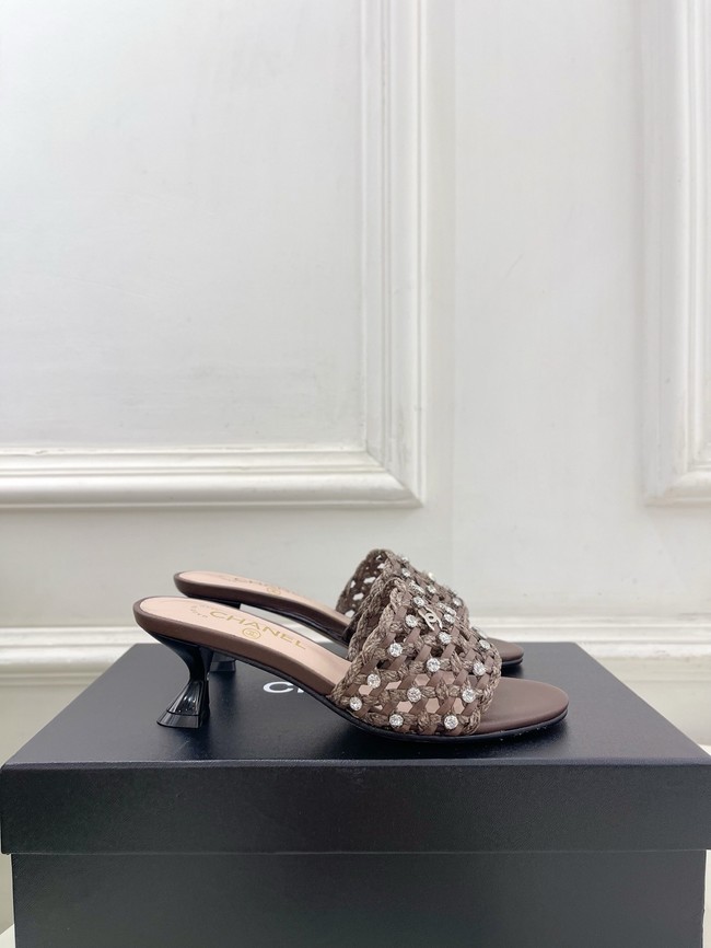 Chanel Mules Heel 5CM 55699-1