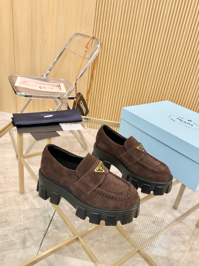 Prada suede loafers 55707-2