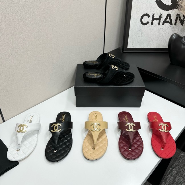 Chanel Thongs Lambskin 55745-1
