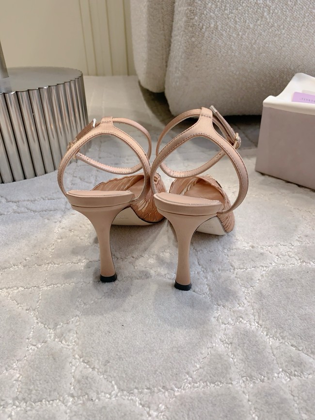 Jimmy Choo slingback pumps in satin crepe 55743-2