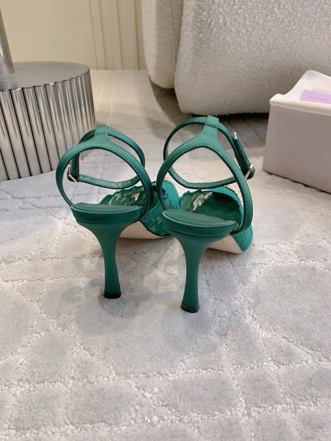 Jimmy Choo slingback pumps in satin crepe 55743-4