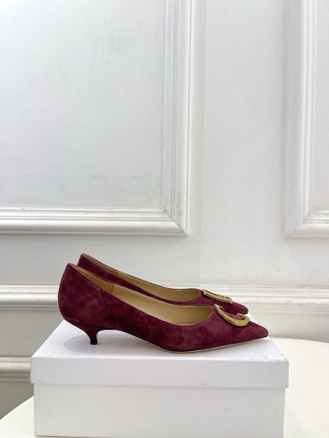 Dior Initials Pump Suede Goatskin 55746-2