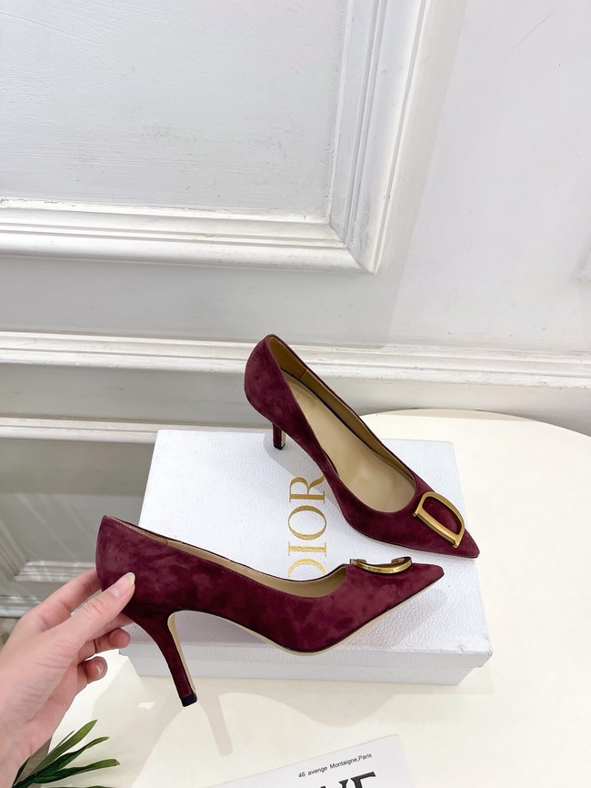 Dior Initials Pump Suede Goatskin KCV574-2