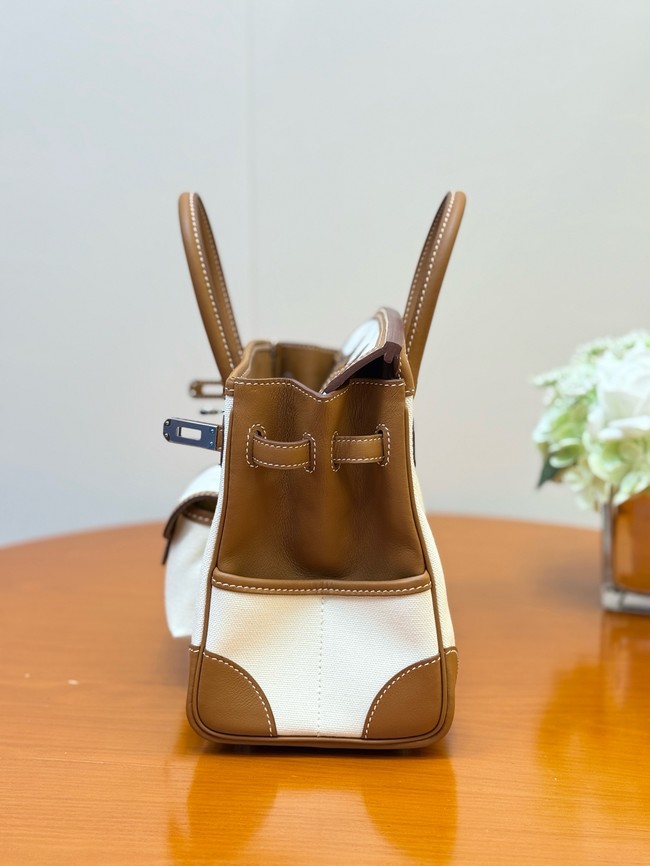 Hermes Birkin Toile & Cuir H6987-11