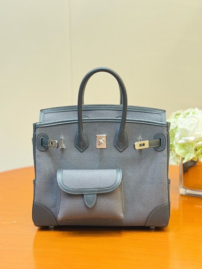 Hermes Birkin Toile & Cuir H6987-3