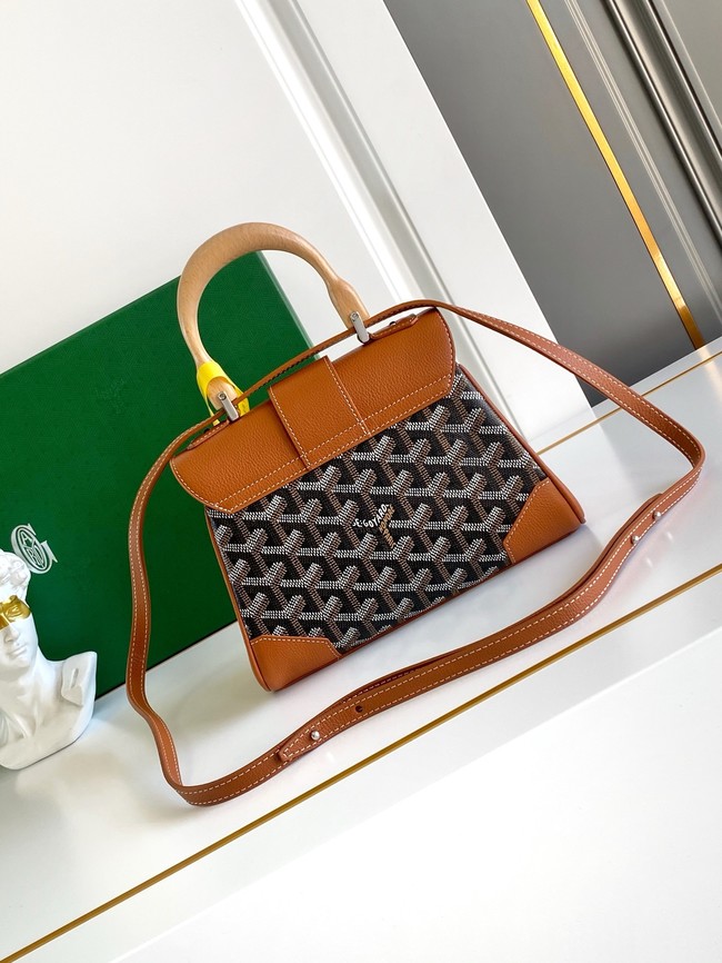 Goyard Saigon Soft Mini Bag 7CL07P black&brown