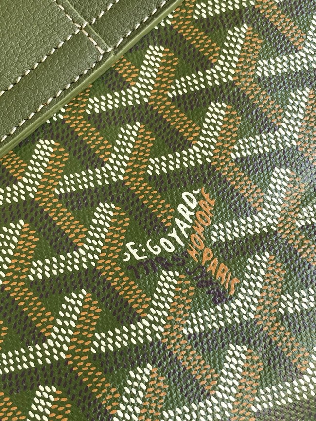 Goyard Saigon Soft Mini Bag 7CL07P dark green