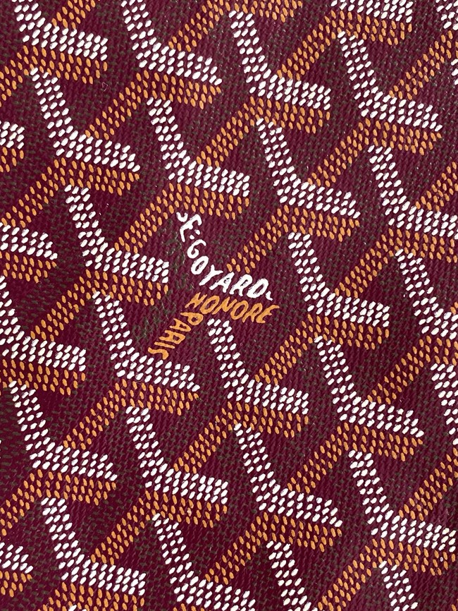 Goyard mini hobo 1CL03P wine red