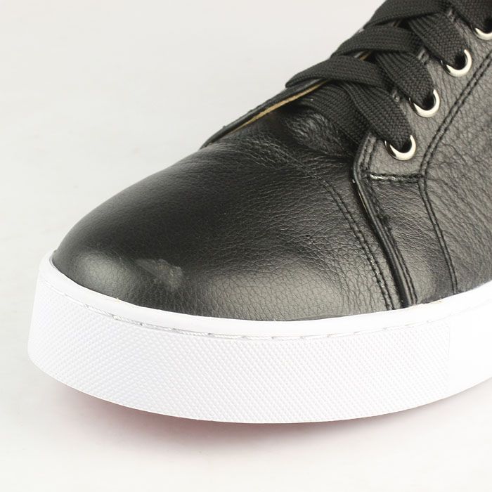 Christian Louboutin Louis Mens Flat Sneakers Black