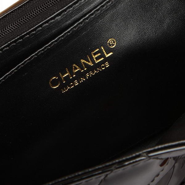 Chanel Jumbo Bags A36073 Black Patent Leather Golder Hardware