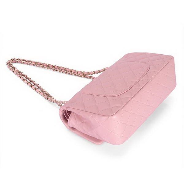 Chanel 2.55 Classic Series Flap Bag Pink Leather 1112 