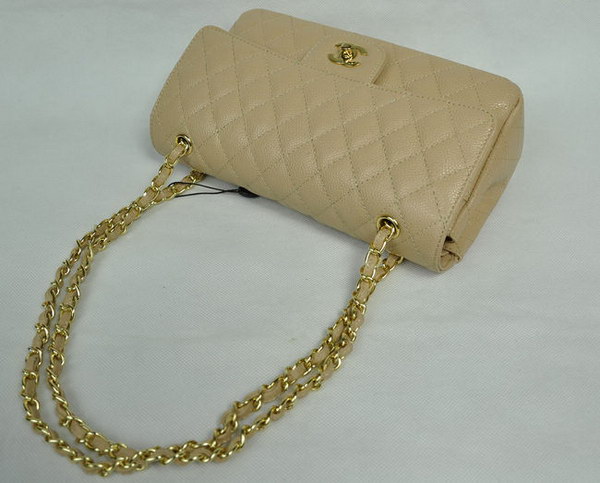 Chanel 2.55 Quilted Flap Bag 1112 Apricot with Gold Hardware