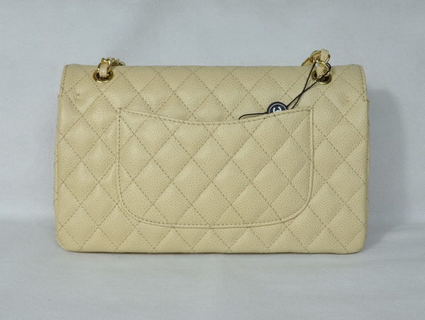 Chanel 2.55 Quilted Flap Bag 1112 Beige with Gold Hardware