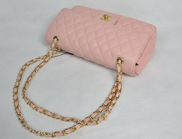 Chanel 2.55 Quilted Flap Bag 1112 Pink with Gold Hardware