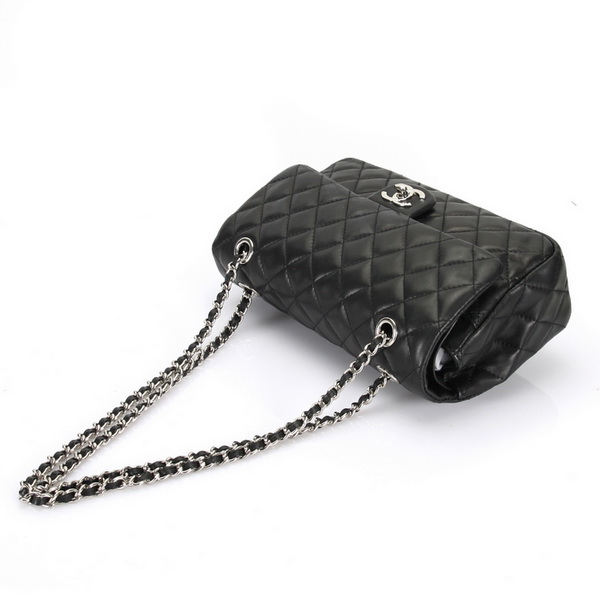 Chanel Classic Flap Bag Original Leather A1112 Black