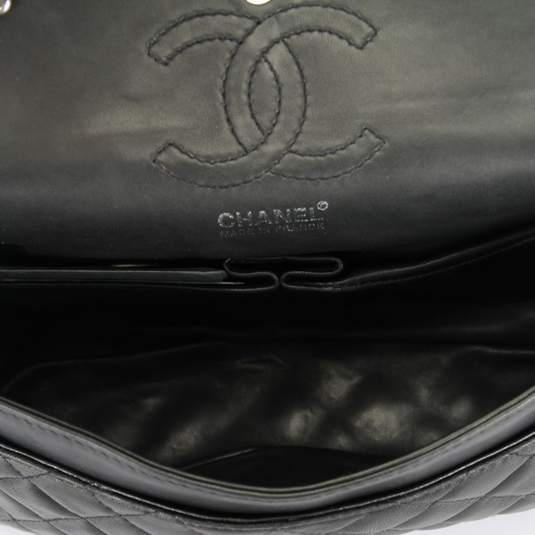 Chanel Classic Flap Bag Original Leather A1112 Black