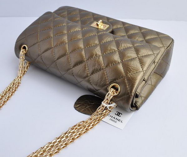 Chanel 2.55 Series Falp Bag Bronze with Gold Chain 30226
