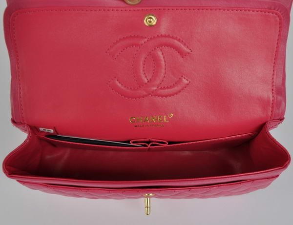 Cheap Chanel 2.55 Series Flap Bag 1112 Rose Sheepskin Leather Golden Hardware